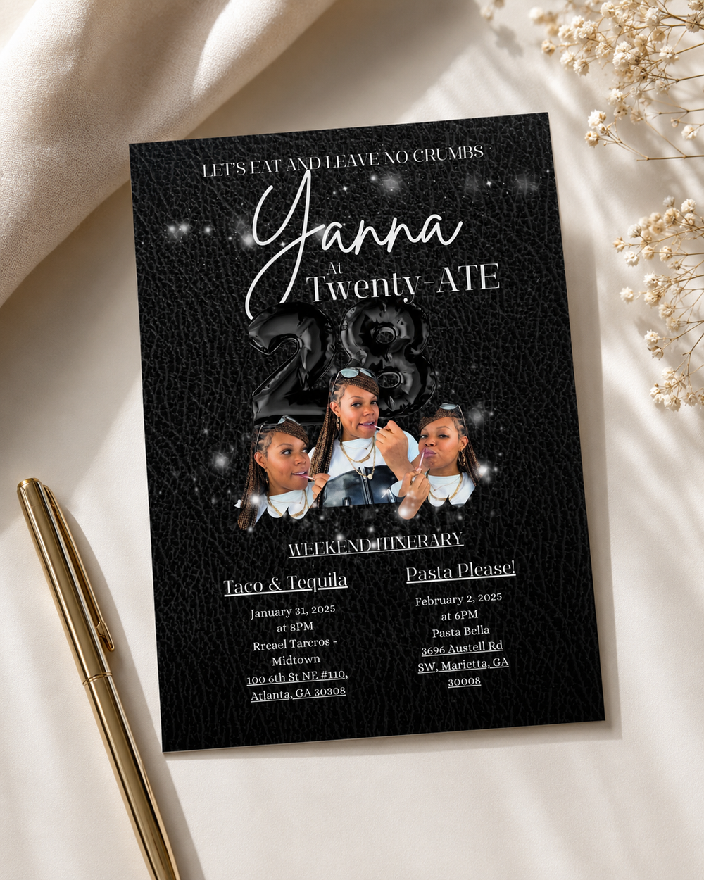 Custom Party Invitations