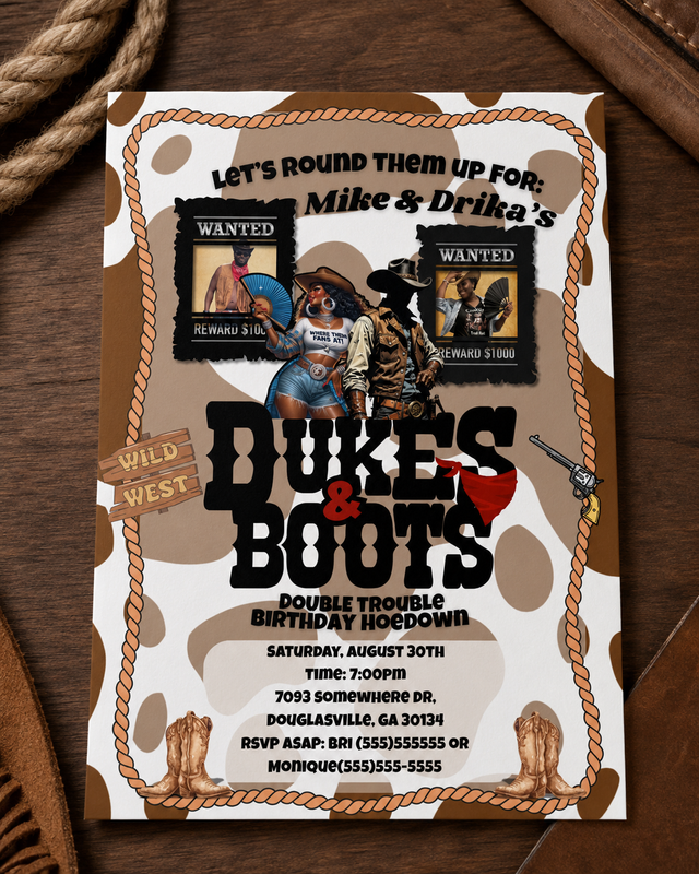 Printed Party Invitations