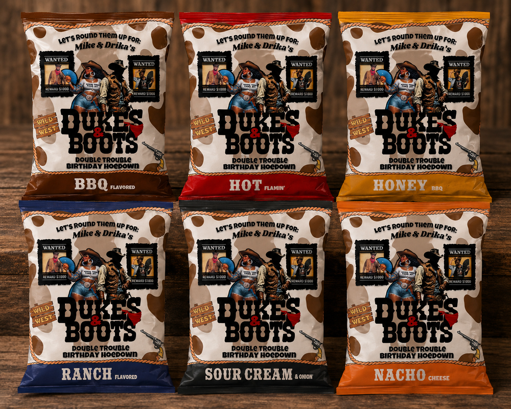 Custom Chip Bag Label Design