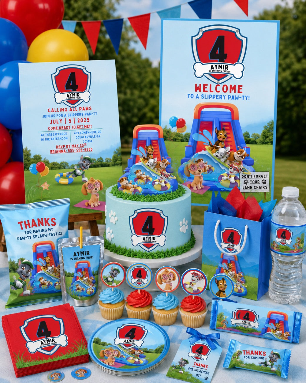 Slippery Paw-ty · Turning 4
